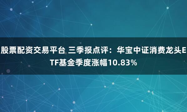 股票配资交易平台 三季报点评：华宝中证消费龙头ETF基金季度涨幅10.83%